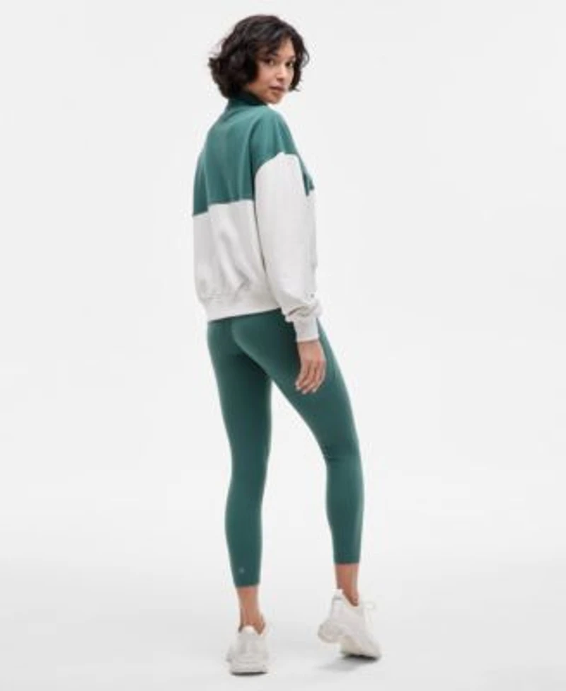 Sweaty Betty Womens Cropped Half Zip Jacket 7 8 Workout Leggings