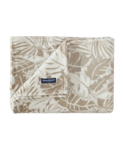 Closeout! Tommy Bahama Home Ultra Soft Plush Fleece Throw, 70" x 50"
