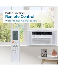 Black+Decker 12,000 Btu Inverter Window Air Conditioner Units for Up To 550 Sq. Ft., Energy Star Rated with Remote Control