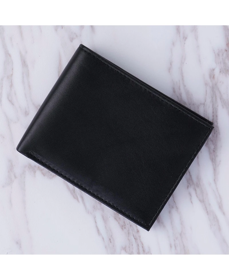 Alpine Swiss Men's Wallet Trifold Bifold Billfolds to choose from Genuine Leather