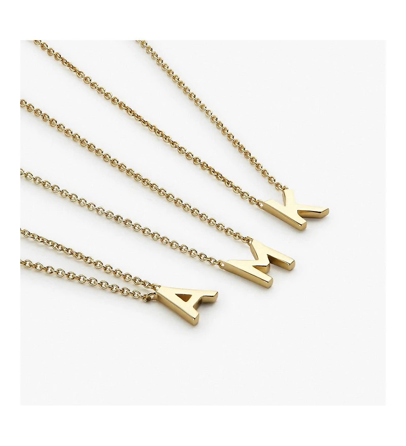 Ana Luisa Gold Initial Necklace - Letter