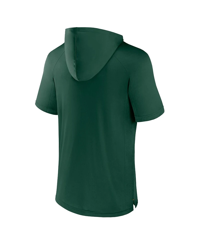 Fanatics Men's Green Miami Hurricanes Core Read Hoodie T-Shirt