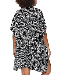 Raisins Curve Trendy Plus Size Vacay Printed Cover-Up