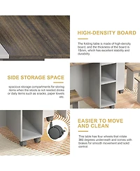 Streamdale 5-Piece Extendable Dining Table Set with Storage
