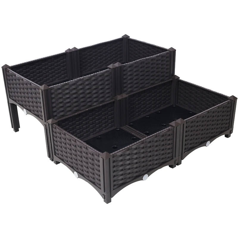 Streamdale Self-Watering Raised Garden Bed (4 Piece)