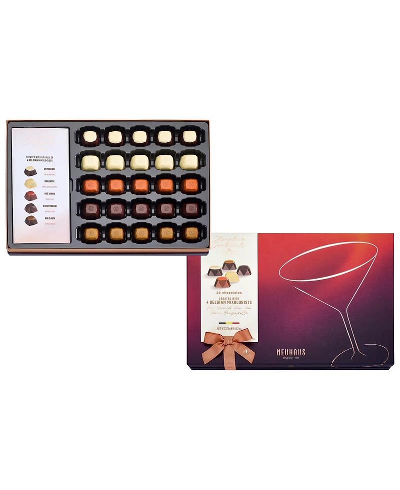 Neuhaus The Chocolate Cocktails Collection Assorted Chocolates, 25 Piece