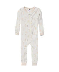 Baby Girls' Snug Fit Footless Pajamas, 3-Pack