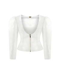 Nocturne Women's Boat Neck Blouse