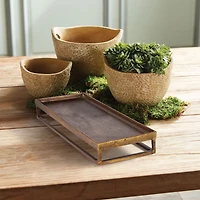 Cabot Raised Rectangular Tray