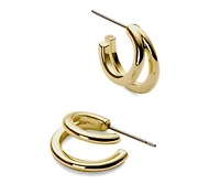 Ana Luisa Double Hoop Earrings - Scarlett