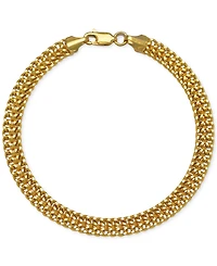 10k Gold Bracelet, Mesh Link Bracelet