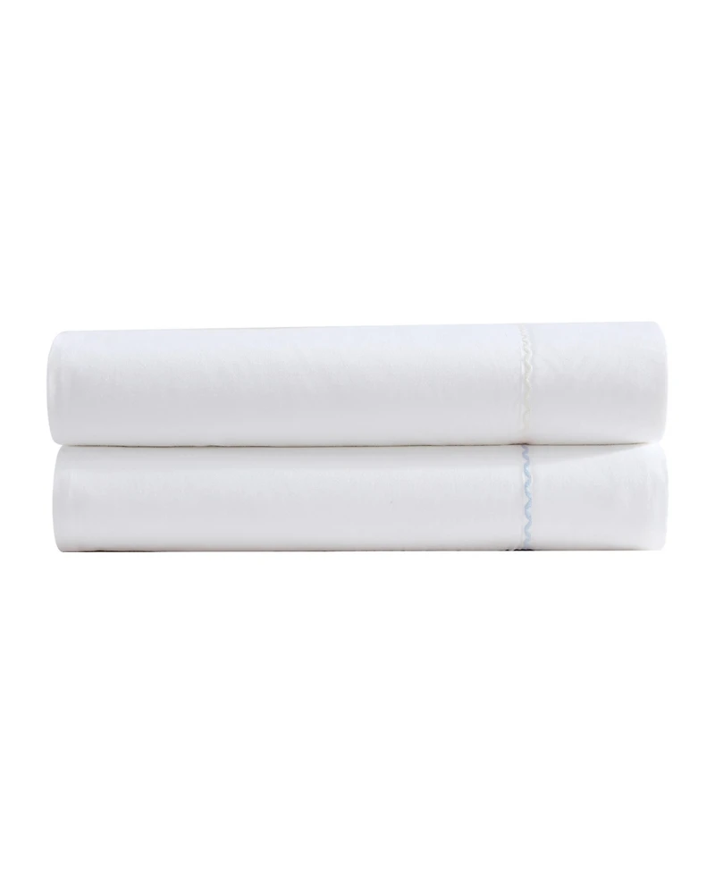 Laura Ashley 200-Thread Count Cotton Percale -Pc. Sheet Set