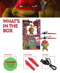 World Tech Toys Tmnt Raphael Flying Ufo Helicopter