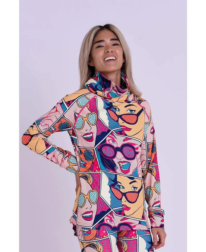 Oosc Women's Baselayer Top - Comic Book Candy