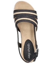 Easy Street Women's Mel Wedge Heel Sandals