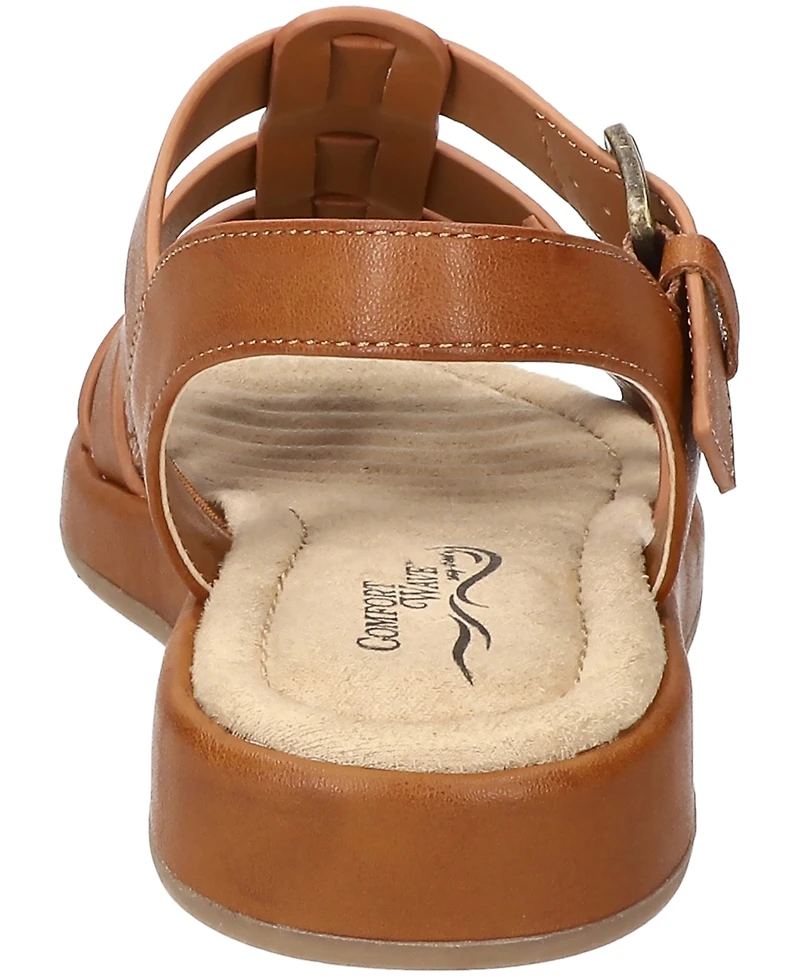 Easy Street Women's Chirp Gladiator Buckle Sandals