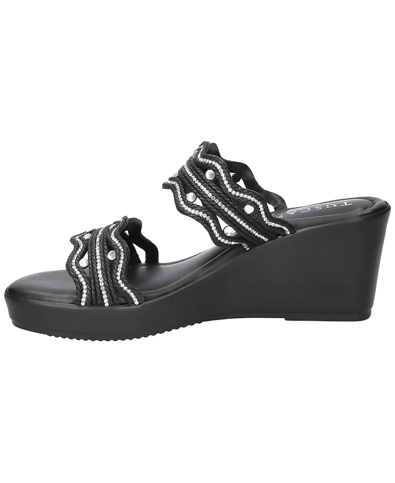 Easy Street Women's Selva Wedge Heel Sandals