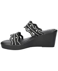 Easy Street Women's Selva Wedge Heel Sandals