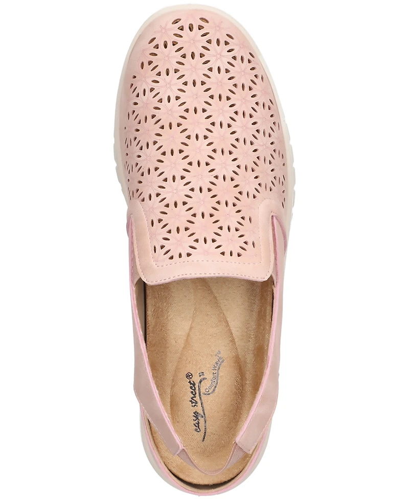 Easy Street Women's Petal Comfort Slip-On Flats