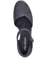 Easy Street Women's Justina Block Heel Sandals
