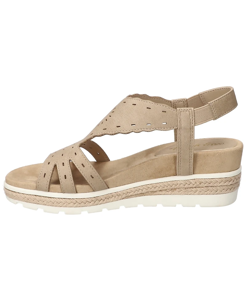 Easy Street Women's Fran Wedge Heel Sandals