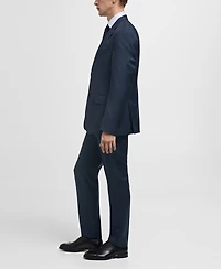 Mango Men's Virgin Wool Slim-Fit Suit Pants