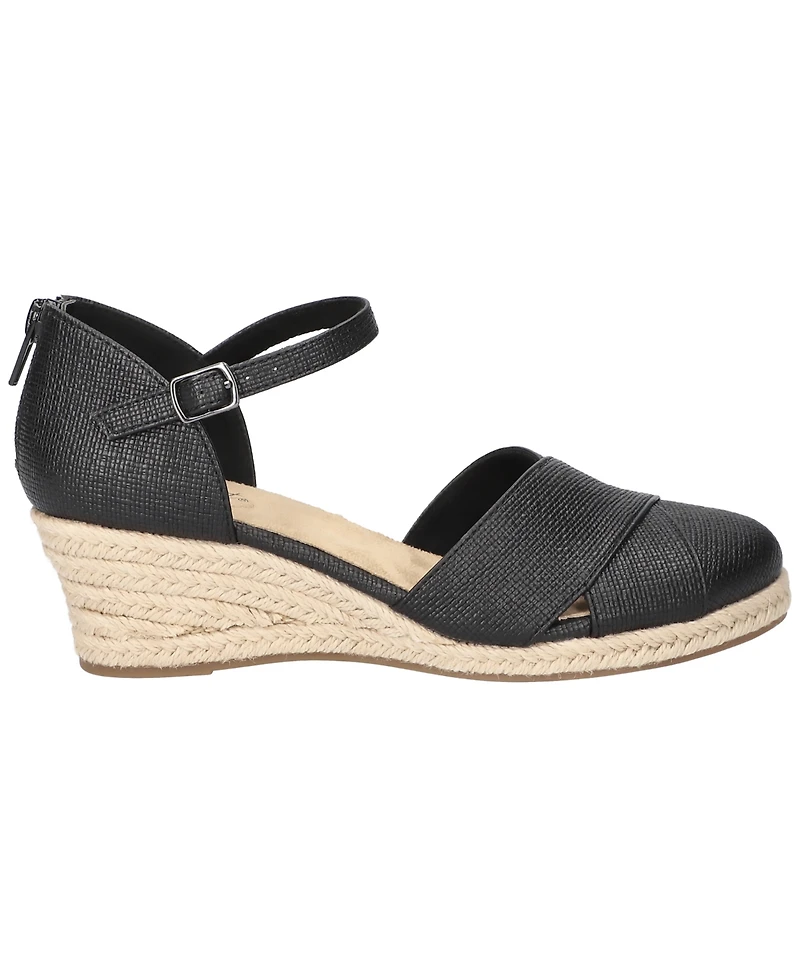 Easy Street Women's Coast Espadrille Wedge Sandals