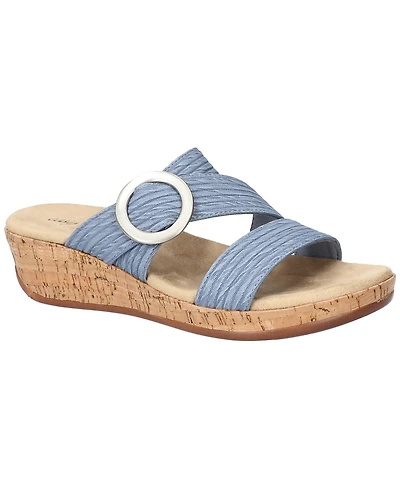 Easy Street Women's Mina Wedge Heel Sandals