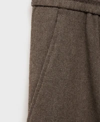 Mango Men's Regular-Fit Pleated Trousers