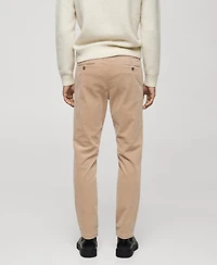 Mango Men's Slim-Fit Corduroy Pants