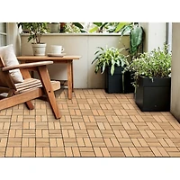 Streamdale Furniture Streamdale Durable Composite Deck Tiles (Set of 20)