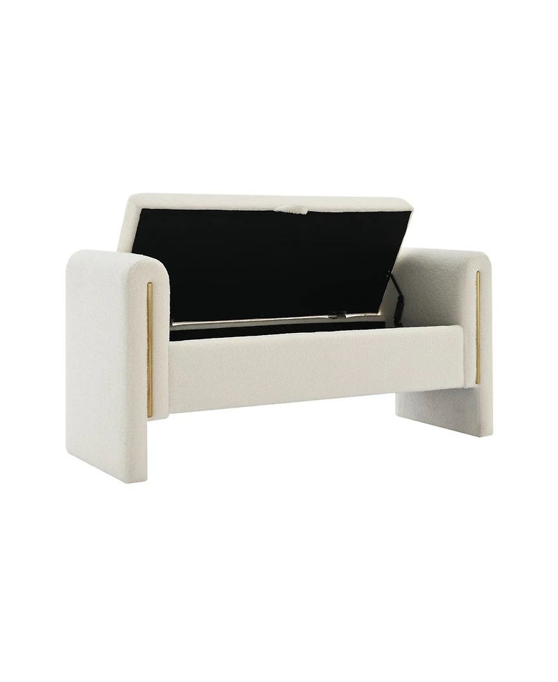 Streamdale Teddy Bed Bench with Storage and Arms