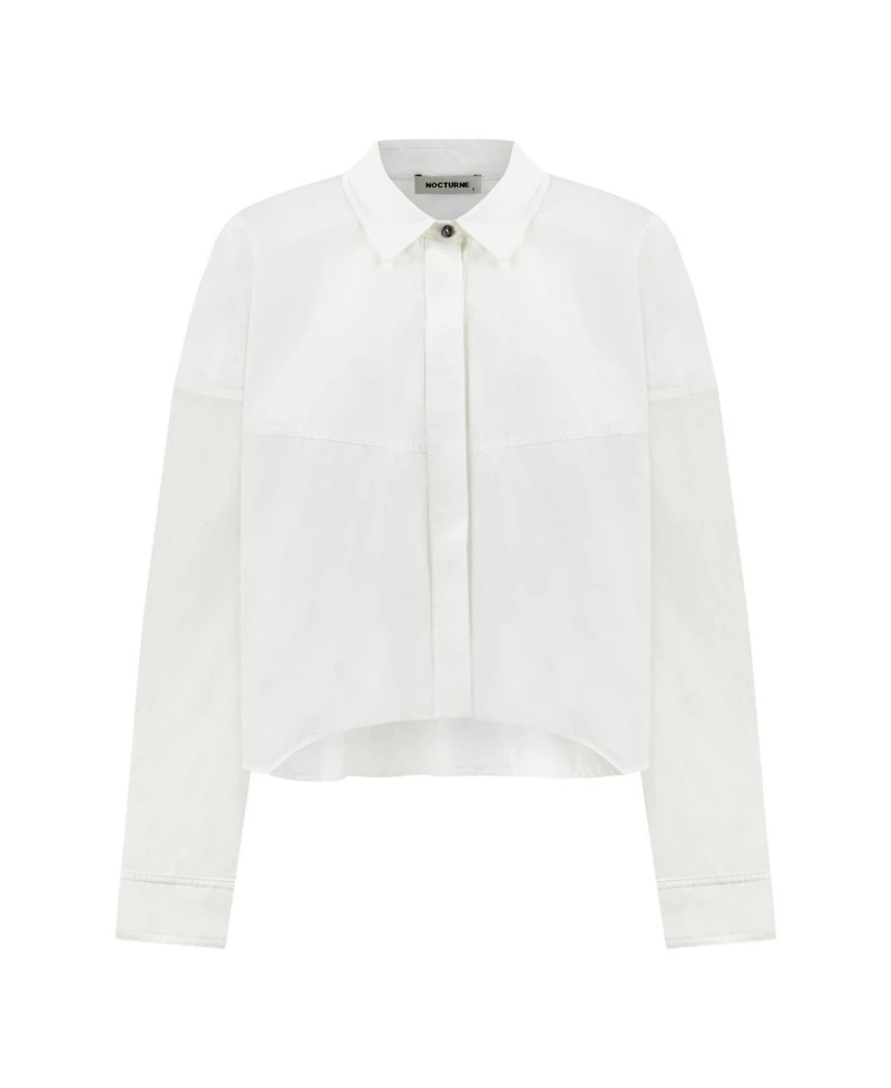 Nocturne Women's Oversized Button-Up Shirt