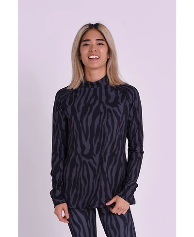 Oosc Clothing Women's Baselayer Top - Black Tiger