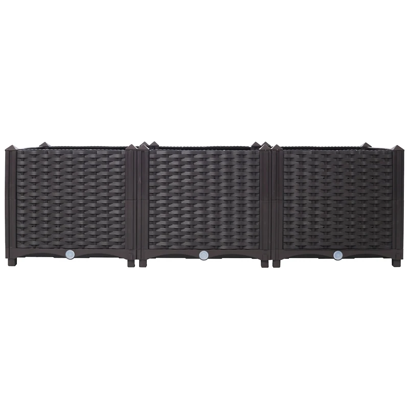 Streamdale Self-Watering Raised Garden Bed, 47"x15"x14.7
