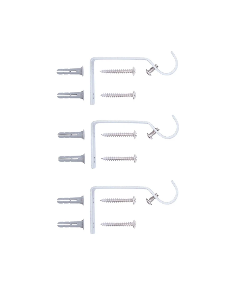 Kenney Dakota 5/8-Inch Decorative Window Curtain Rod with Modern Square Finials