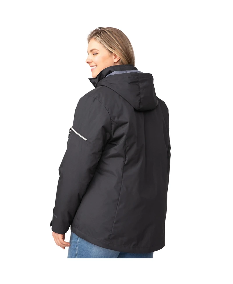 Free Country Women's Plus Back of Bell 3-in-1 Systems Jacket