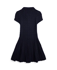 Polo Ralph Lauren Big Girls Cable-Knit Cotton Sweater Dress