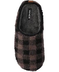 Vance Co. Men's Roland Fleece Shearling Slide Slipper