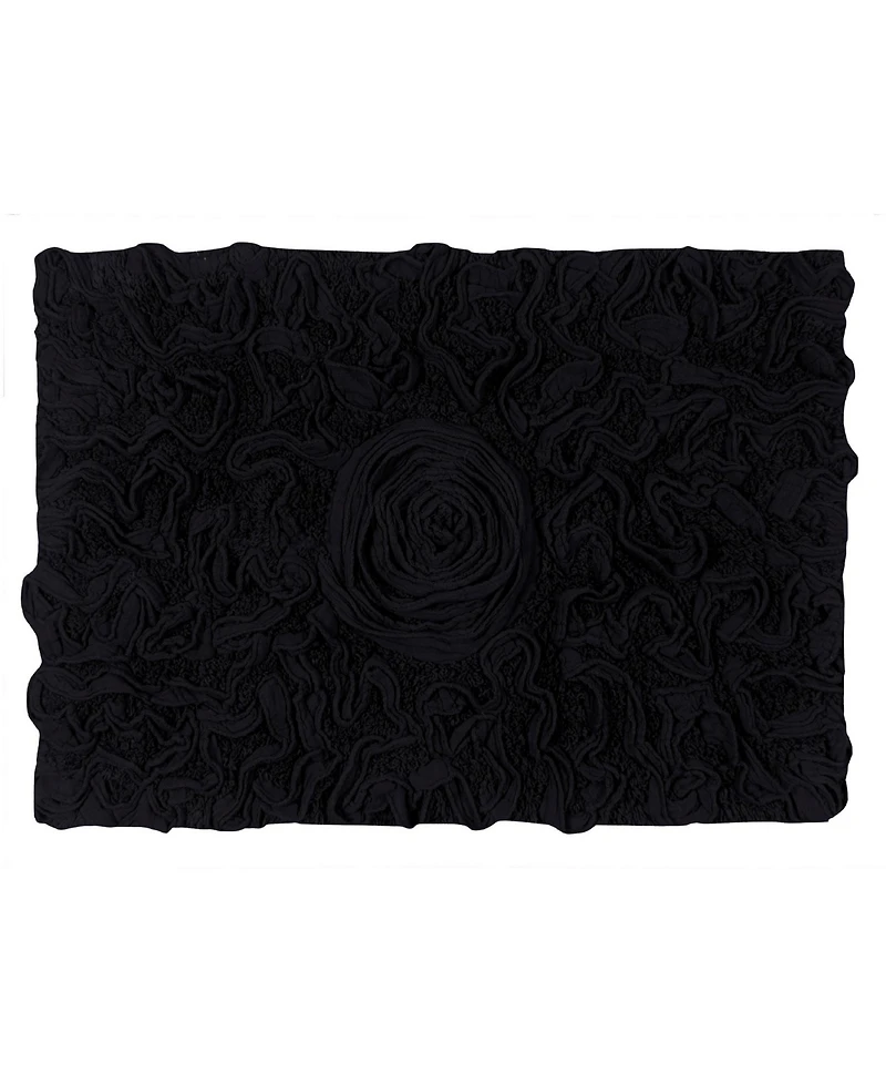 Home Weavers Bell Flower Bath Rug, 17" x 24"