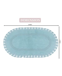 Home Weavers Hampton Crochet Reversible Bath Rug