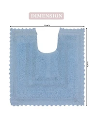 Home Weavers Opulent Reversible Bath Rug, 20" x 20"