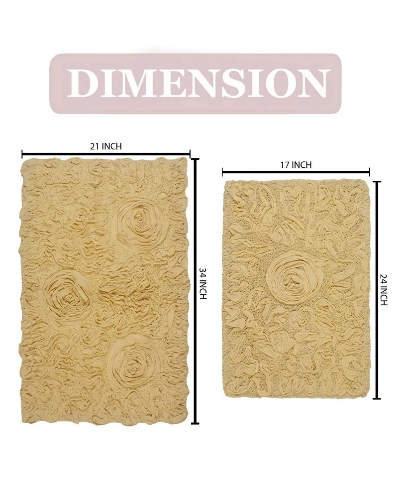 Home Weavers Modesto 2-Pc. Bath Rug Set