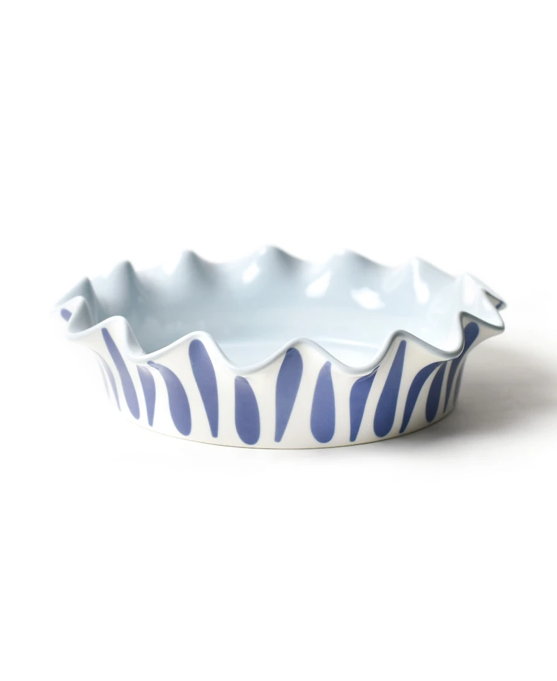 Coton Colors Iris Drop 9" Ruffle Pie Dish