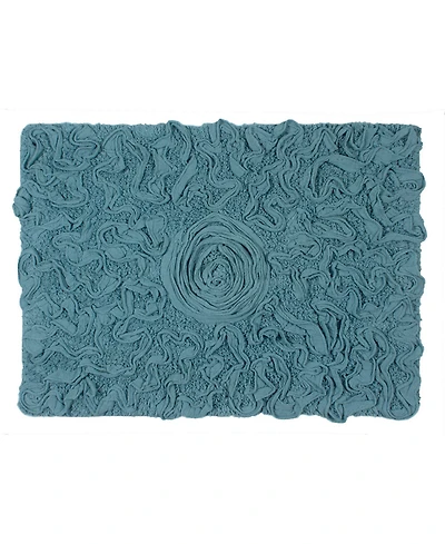 Home Weavers Bell Flower Bath Rug, 17" x 24"
