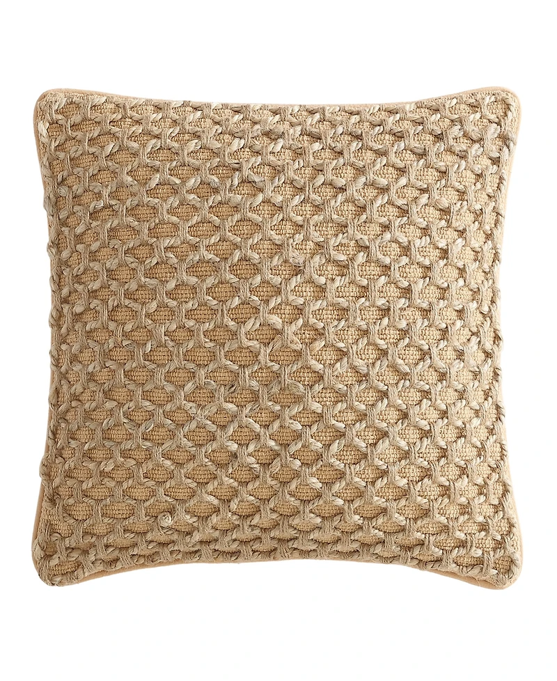 Boho Living Jada Jute Decorative Pillow, 20" x
