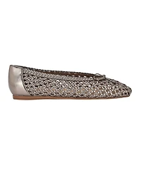 Calvin Klein Women's Zatoria Woven Ballet Flats