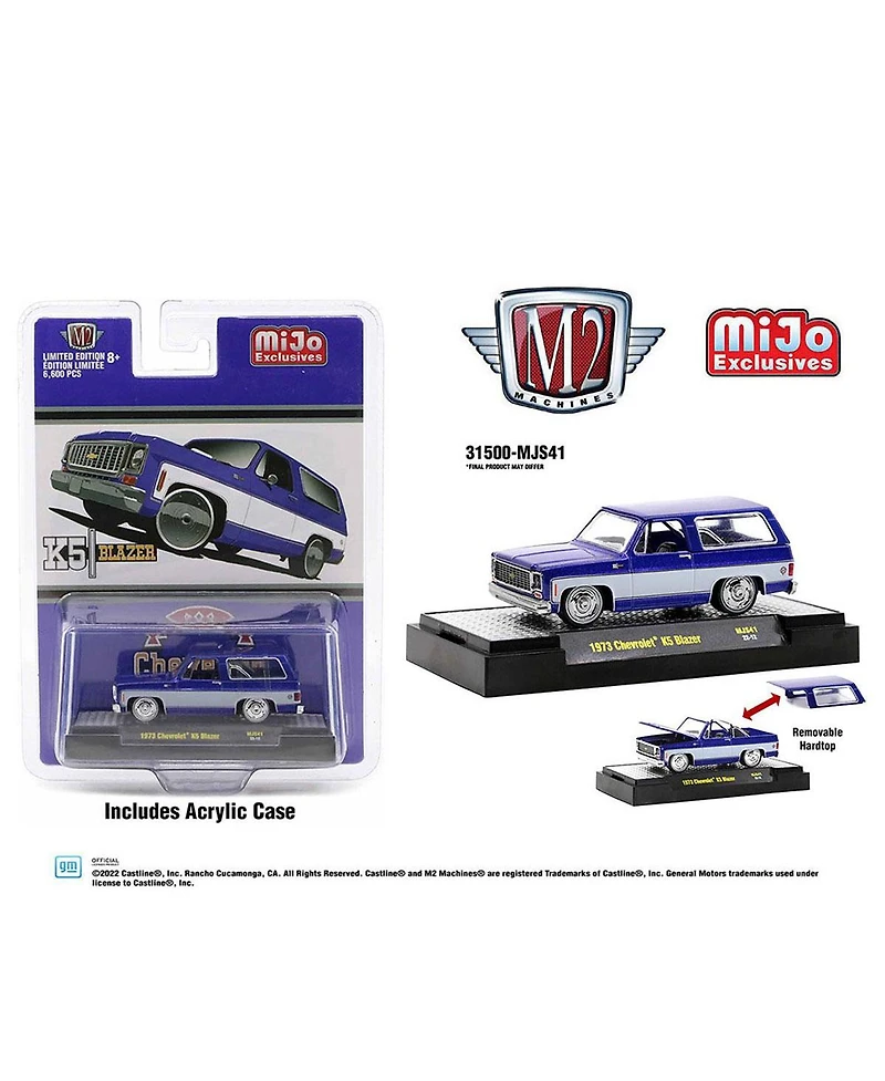1/64 Chevrolet Blazer, Violet White, Mijo Exclusive