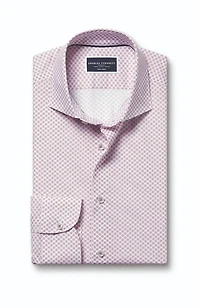 Charles Tyrwhitt Men's Slim Fit Medallion Non-Iron Stretch Print Shirt