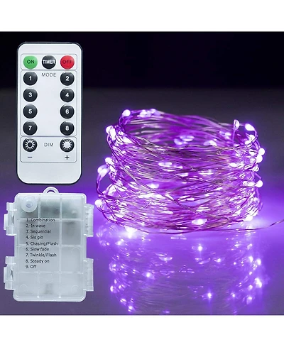 Twinkle Star Color Changing Fairy Lights Usb Powered with Remote and Timer for Party Decor - 33 ft